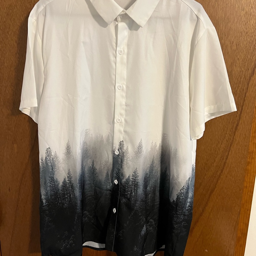 Button down tee